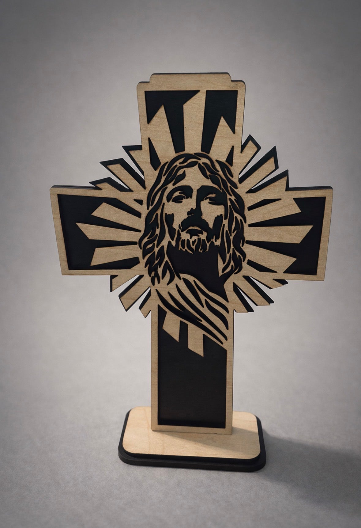Cross Oak with Jesus