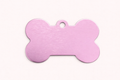 Dog Tag Bone Shape Blushed Pink