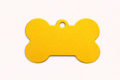 Dog Tag Bone Shape Golden