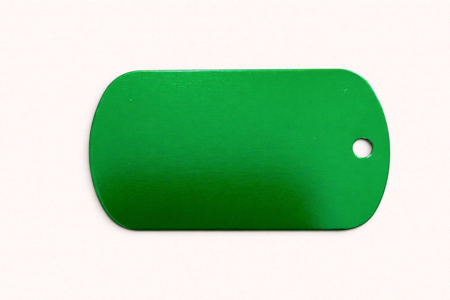 Dog Tag Large Bright Green