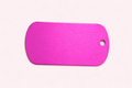 Dog Tag Large Dark Pink
