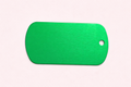 Dog Tag Large Emerald Green