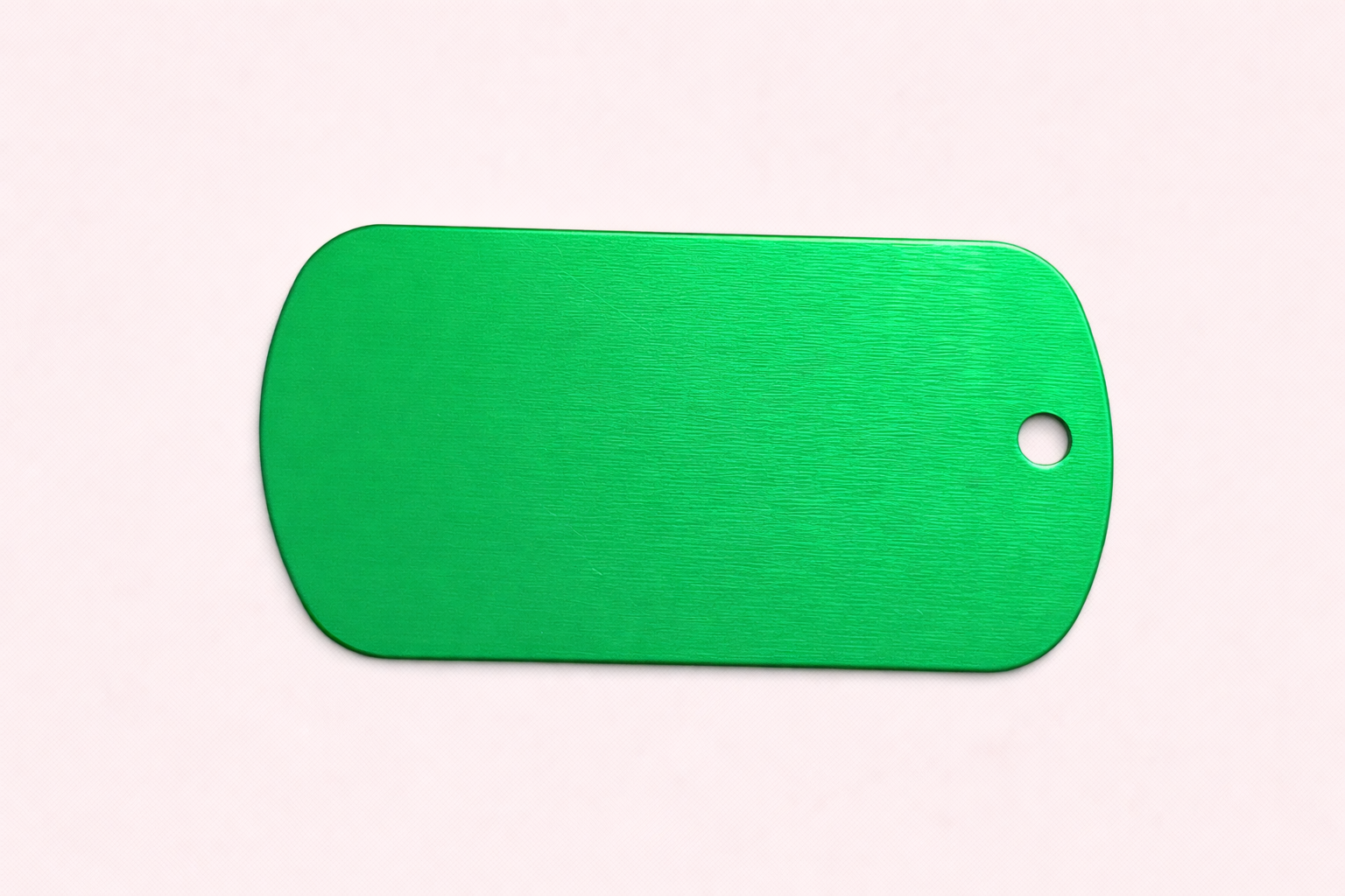 Dog Tag Large Emerald Green