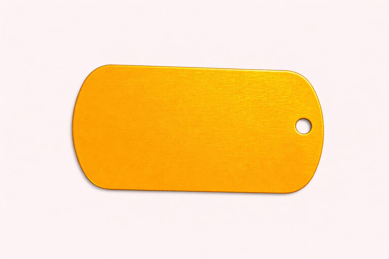 Dog Tag Large Orange