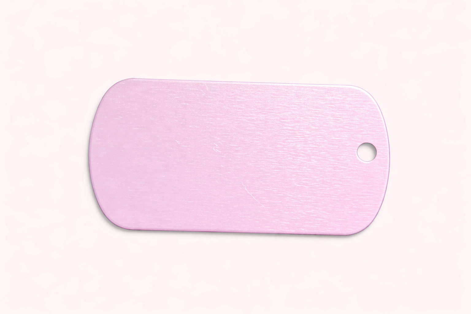 Dog Tag Large Pastel Pink