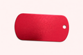 Dog Tag Large Red