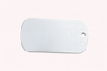 Dog Tag Large Silver