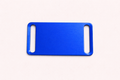 Dog Tag Square Slips on Collar in Brilliant Blue