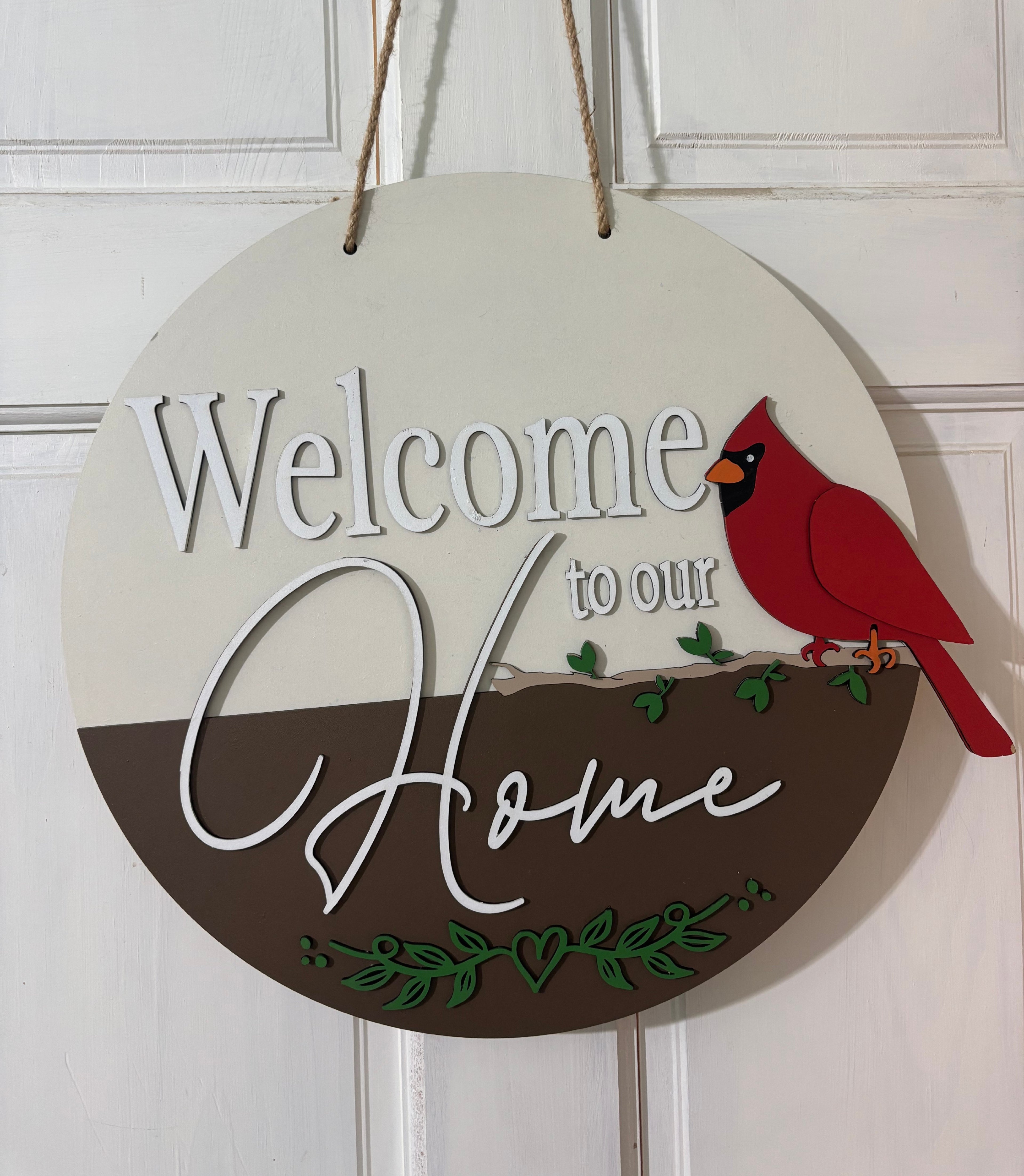 Door Hanger Cardinal 16 Inch