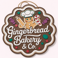 Door Hanger Gingerbread Bakery Co 16 inch