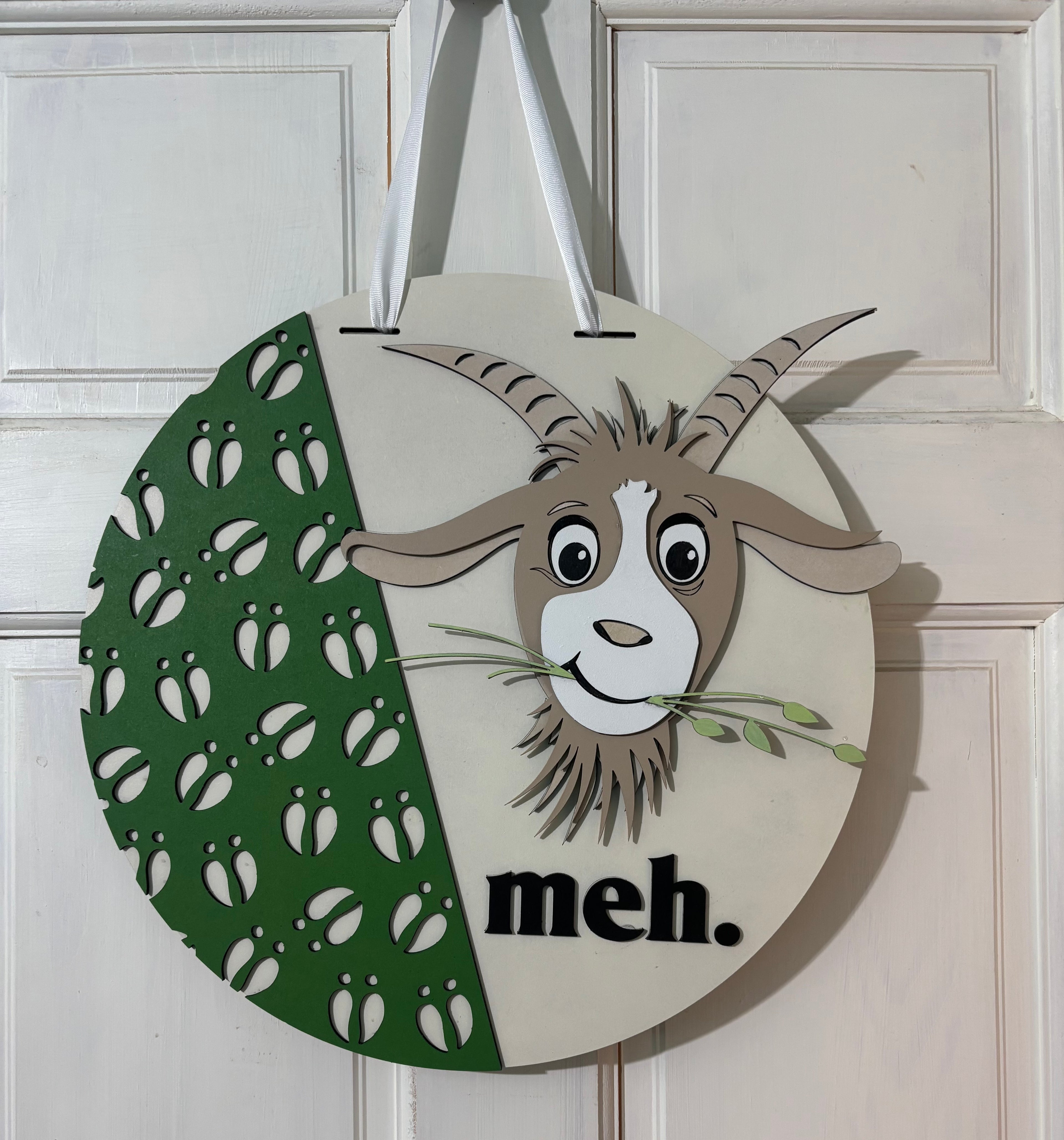Door Hanger Goat 16 inch