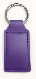 Key Chain Leather Square in Purple