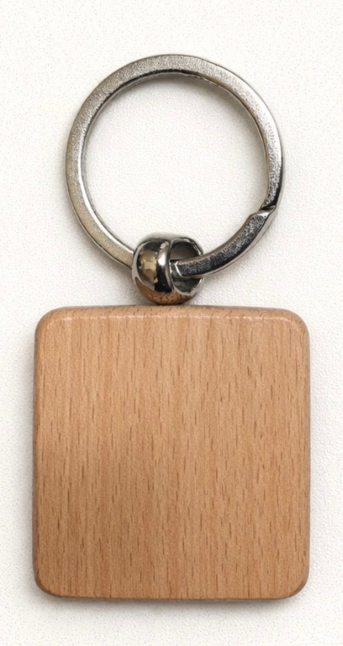 Key Chain Oak Square