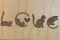 Magnet _Cats spell Love