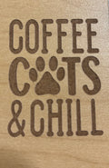 Magnet - Coffee Cats and Chill