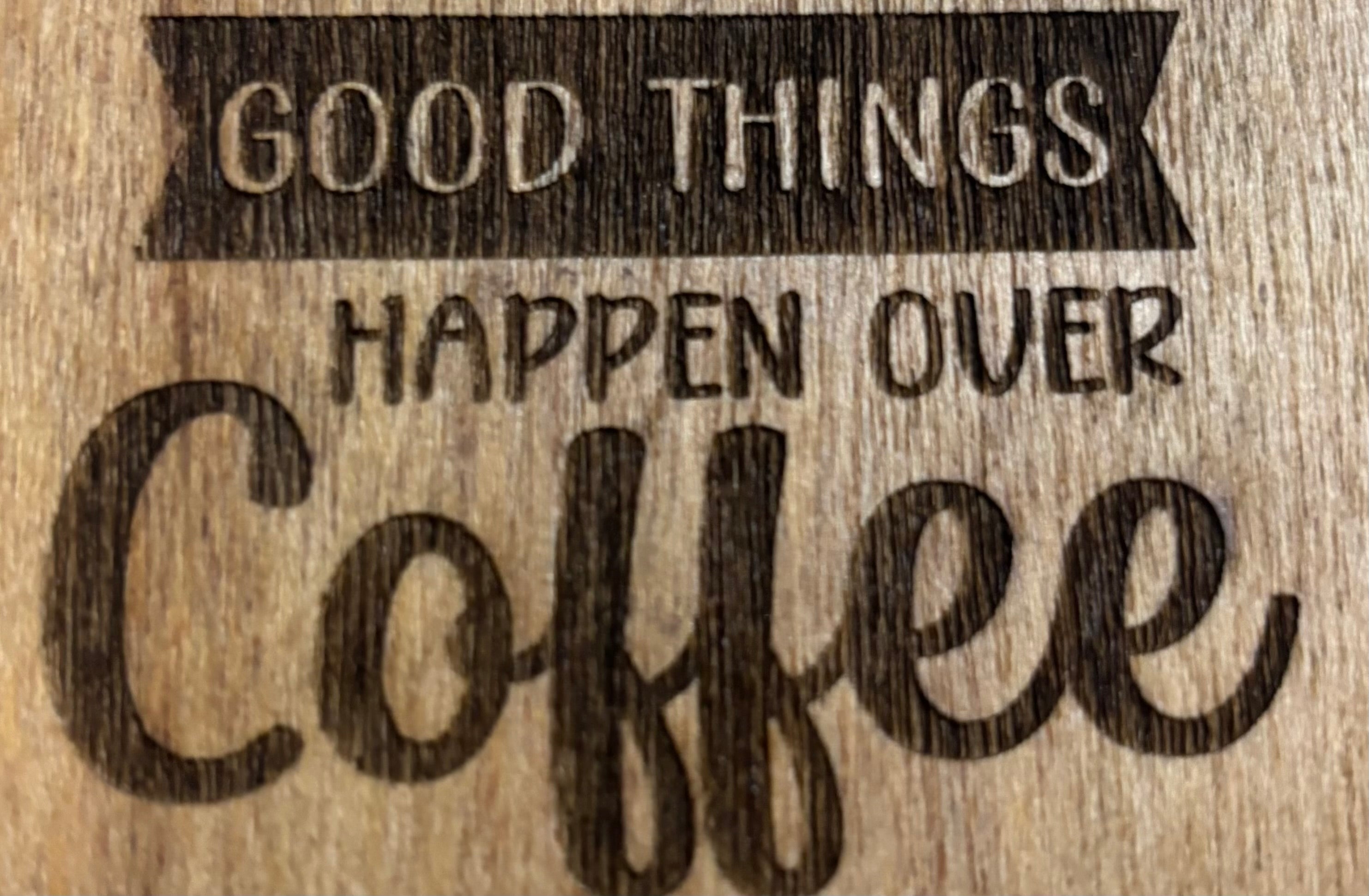 Magnet Good Things Happen Over Coffee