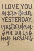 Magnet I Love You More Than Yesterday, Yesterday You God On My Nerves