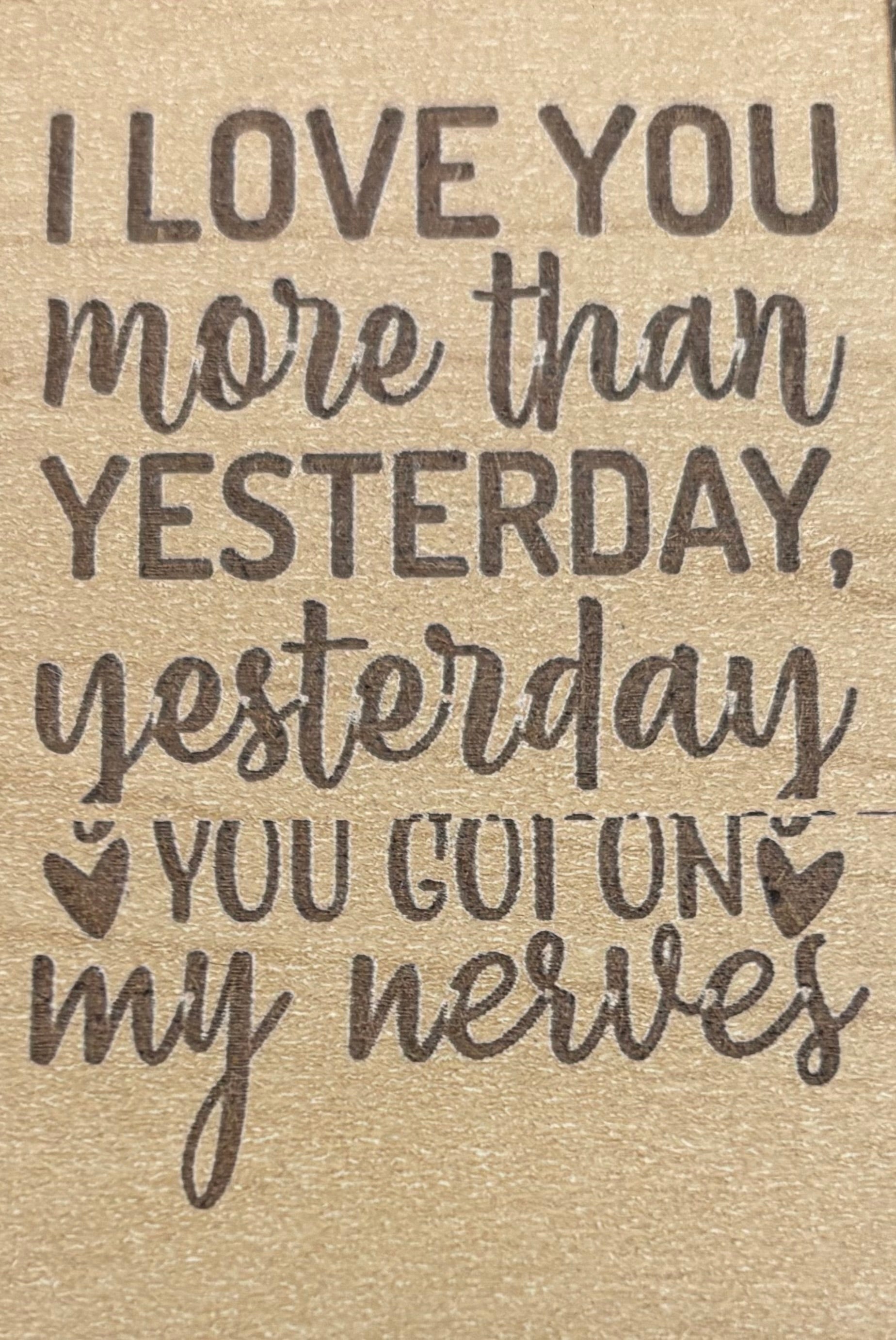 Magnet I Love You More Than Yesterday, Yesterday You God On My Nerves