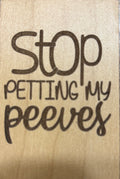 Magnet Stop Petting My Peeves