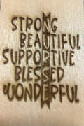 Magnet  Strong Beautiful Supportive Blessed Wonderful - NURSE