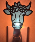 Night Light Cow with blue background