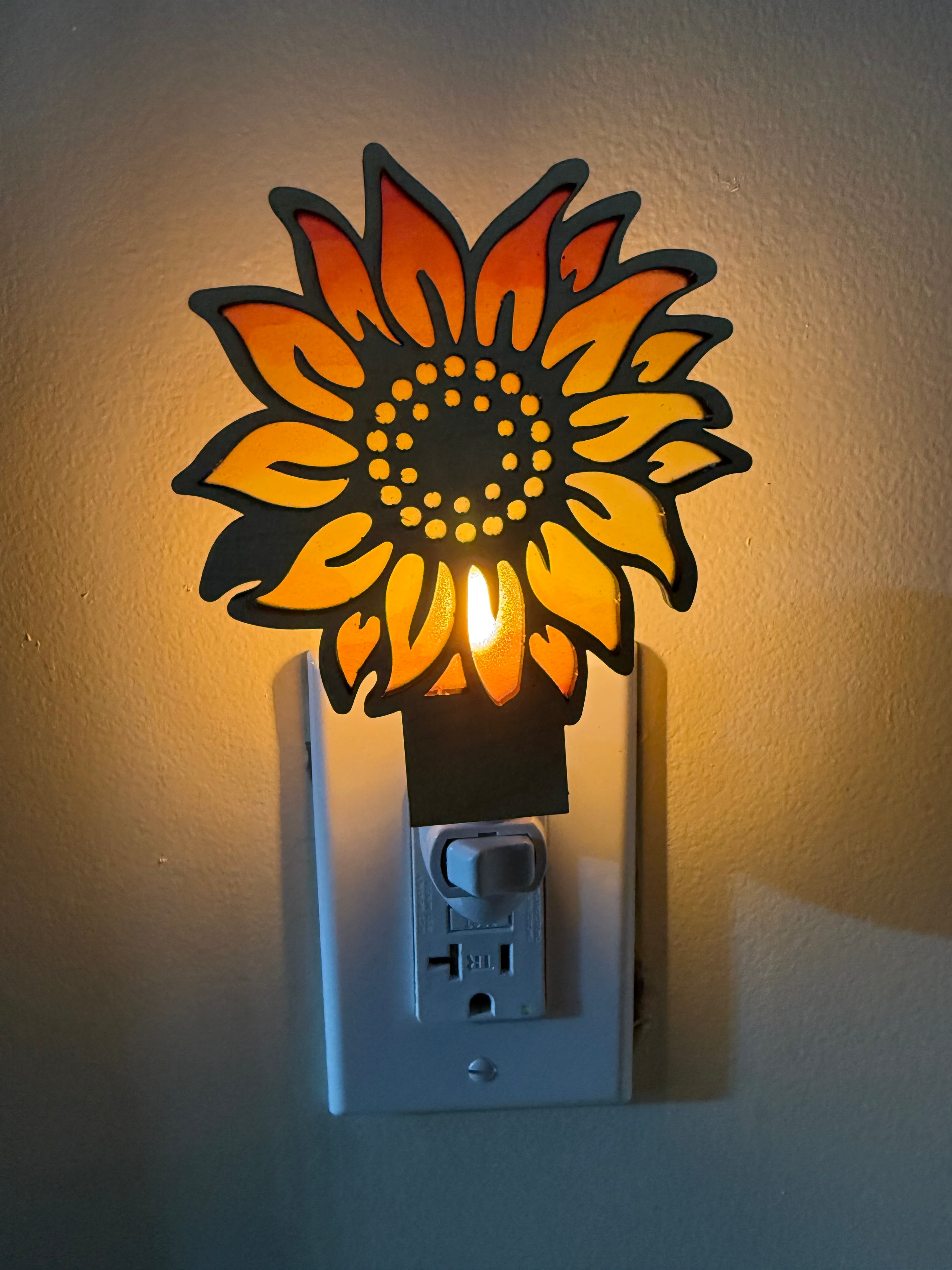Night Light Sunflower