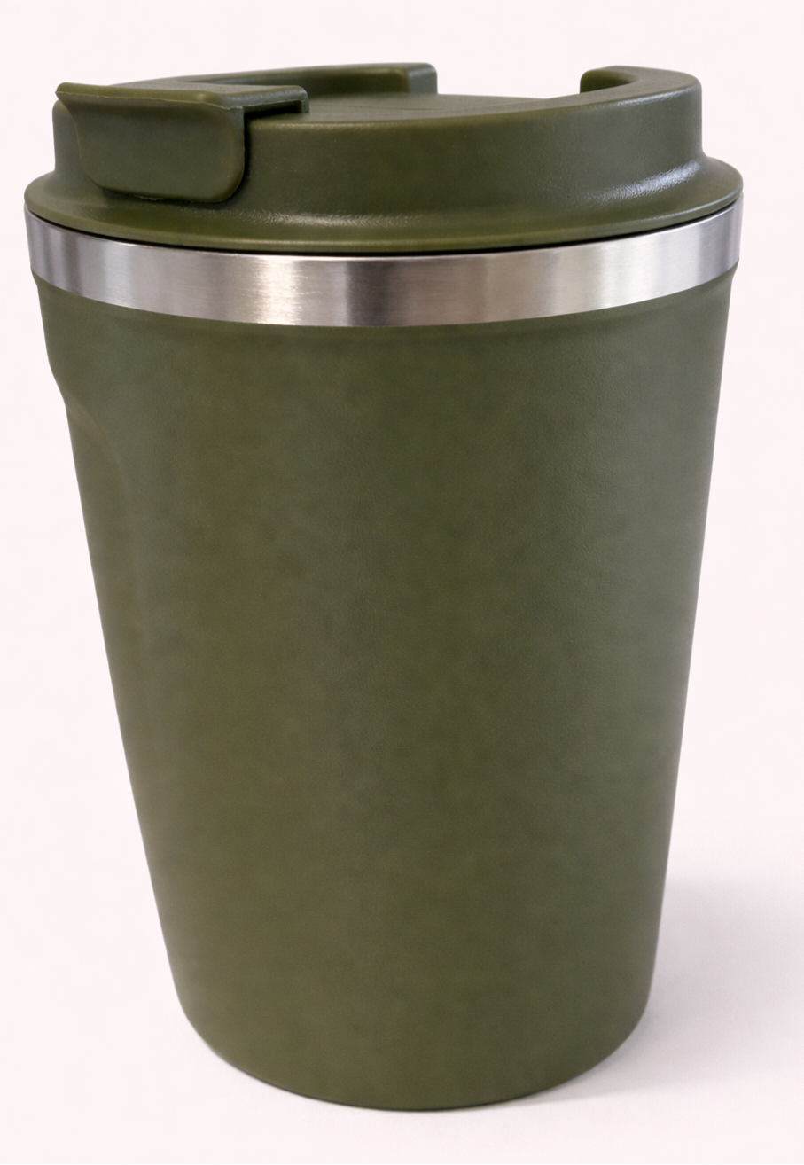 Tumbler 12 Ounce Coffee in Army Green