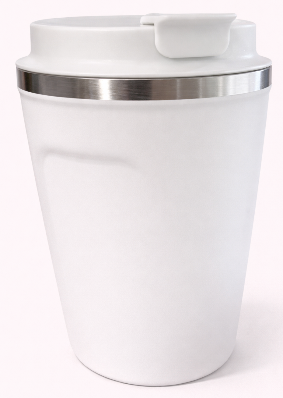 Tumbler 12 Ounce Coffee in White