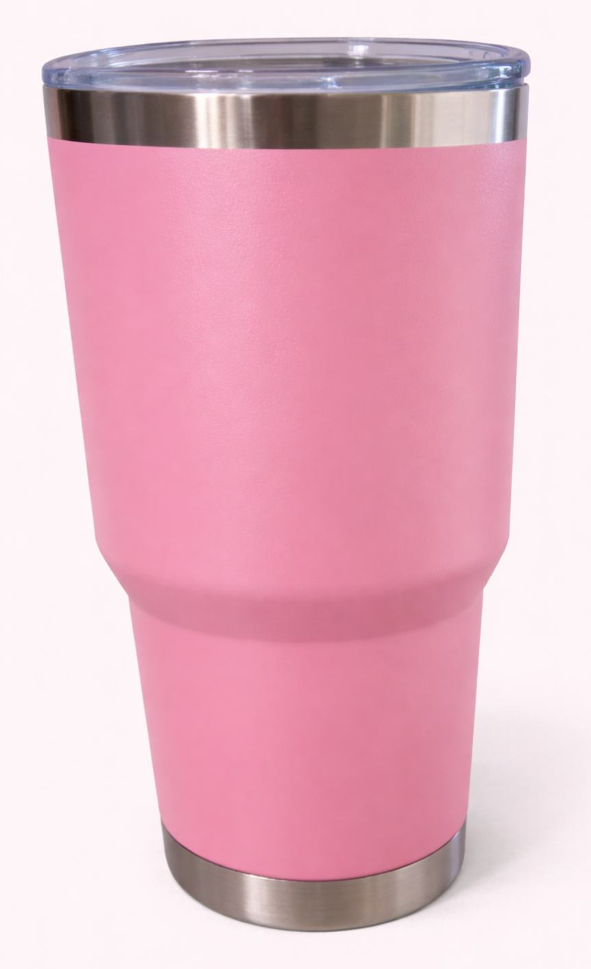 Tumbler 32 Ounce in Pink without a Handle