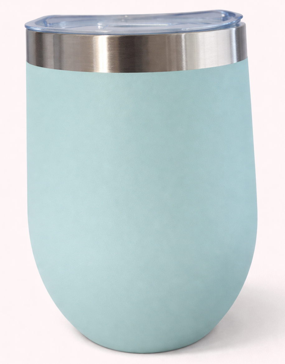 Tumbler 6 Ounce Wine in Aqua