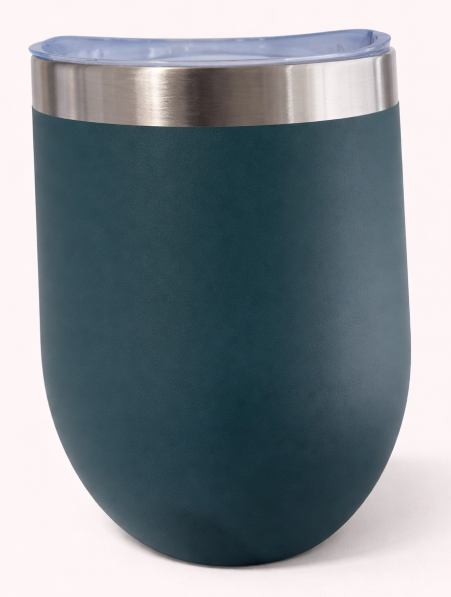 Tumbler 6 Ounce Wine In Dark Teal