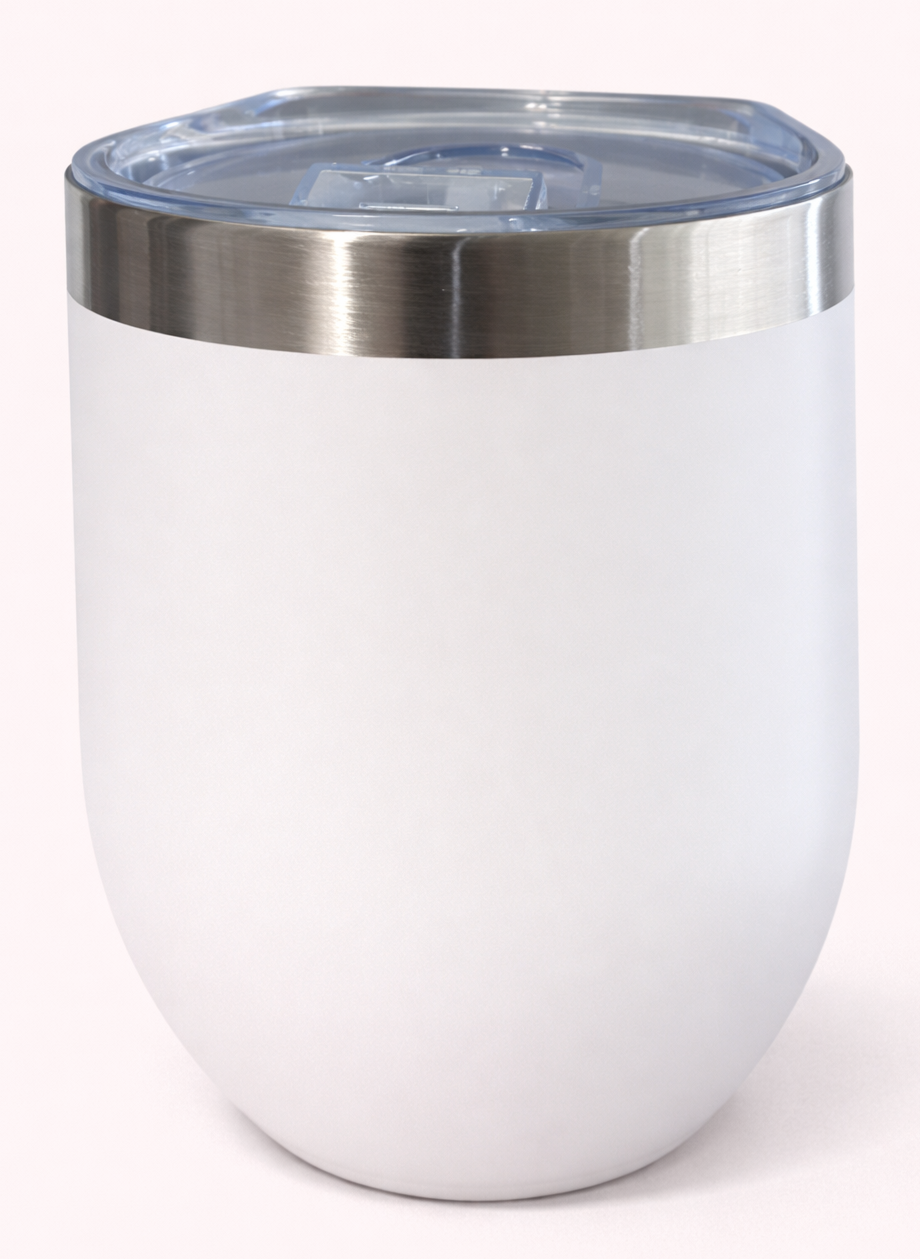 Tumbler 6 Ounce Wine In White