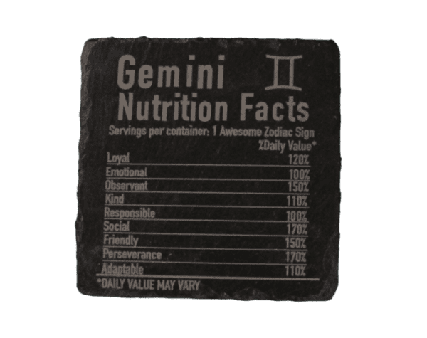 A picture of the gemini nutrition facts.